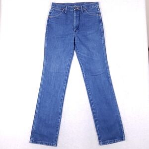Wrangler Cowboy Cut Straight Leg Jeans 32x36 Blue